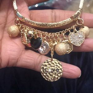 Gold Love Charm Fashion Bracelet - New